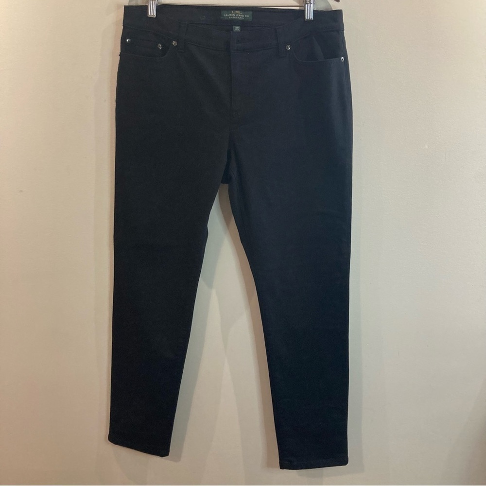 RLR Sz Sz 14W Lauren Ralph Lauren Tapered Leg Boyfriend Style  Stretch Jeans